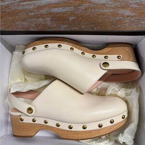 J.Crew Leather Clogs Size 7